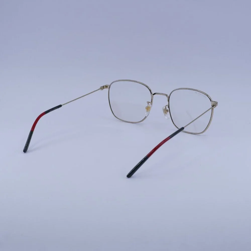 Gucci GG0681S 001 Sunglasses Gold Square Frame, Clear Photochromic Lenses